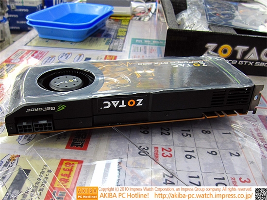 多厂牌GeForce GTX 580秋叶原迅即上市