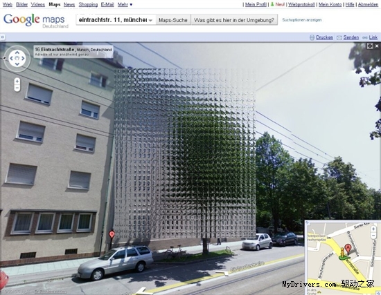 Google街景德国趣图：掩盖失败与时空穿越