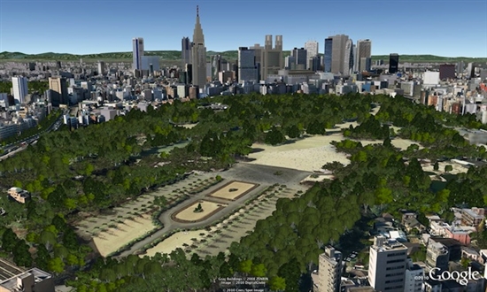 Google Earth第六版整合街景 新增3D树木