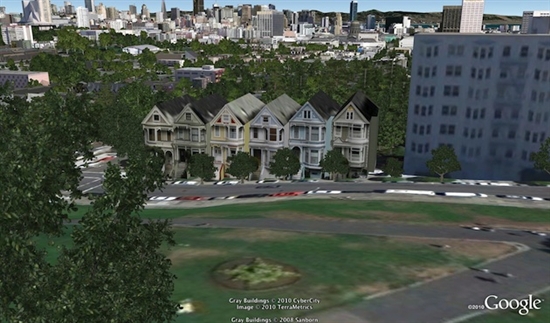 Google Earth第六版整合街景 新增3D树木