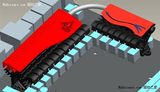 PK玩家国度 工程师曝战旗P67H67散热器