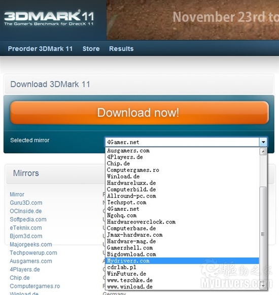 中国区独家官方镜像下载 3DMark 11正式发布