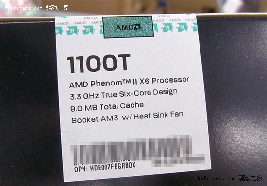 AMD旗舰六核Phenom II X6 1100T携两兄弟上市