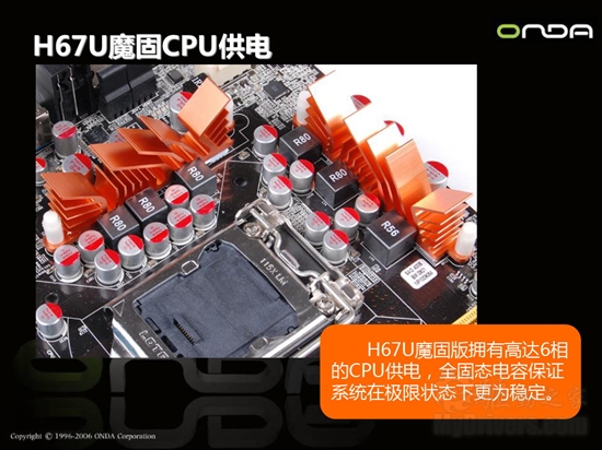 昂达三款P67/H67主板全方位细节预览