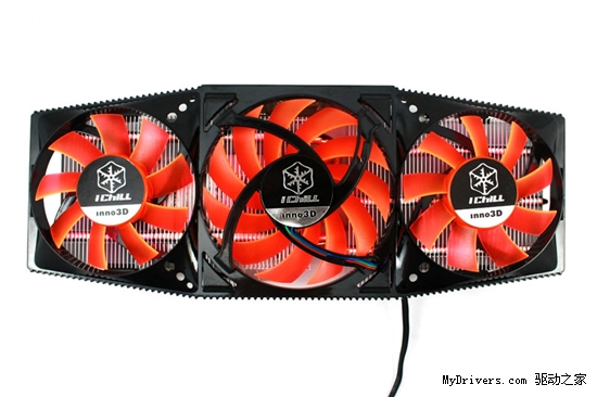 专为GTX 580/570而生 映众发布三风扇冰龙散热器