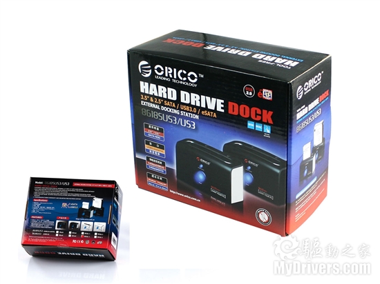 USB3.0+eSATA的高速 ORICO 8618SUS3/US3硬盘底座试用