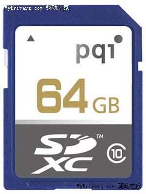 PQI首款64GB SDXC卡发布