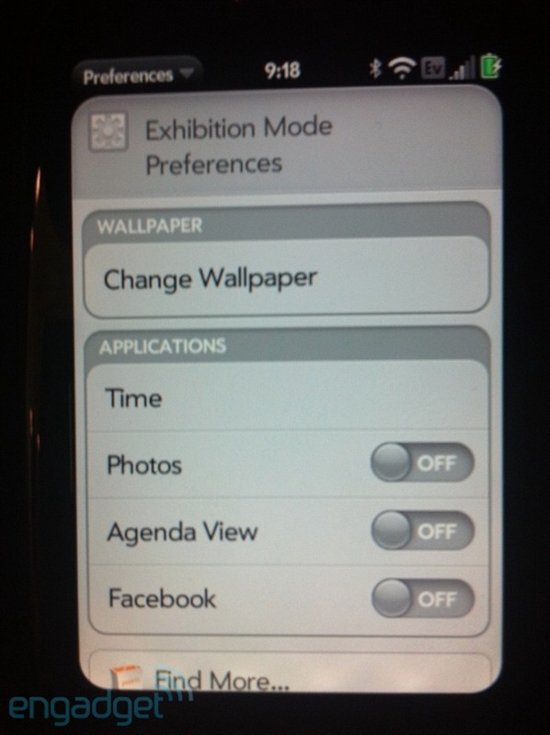 Palm Pre版WebOS 2.0系统截图泄露