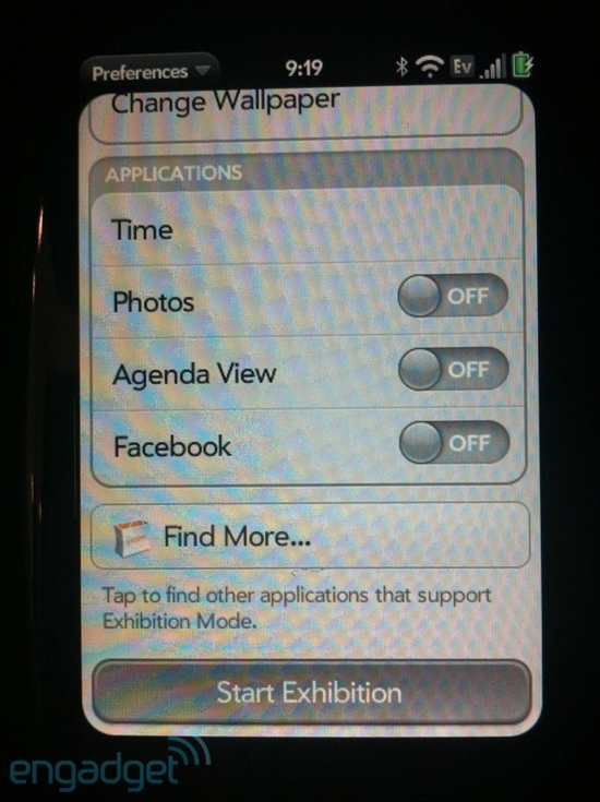 Palm Pre版WebOS 2.0系统截图泄露