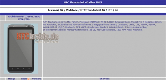 不可思议 传HTC霹雳配1.2GHz双核处理器