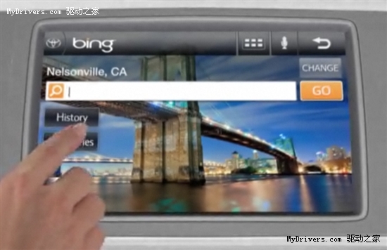 丰田Entune车载系统整合微软Bing搜索