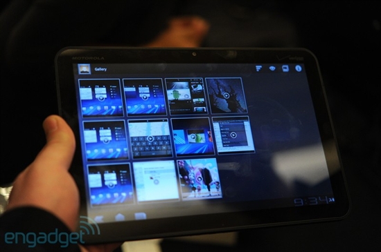 正宗Android平板 摩托罗拉Xoom试玩图赏