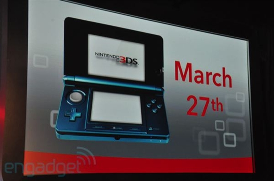任天堂宣布3DS美国/欧洲上市时间、价格