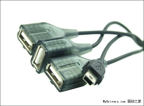 更具人性化：帝特DT-3020M USB2.0 HUB