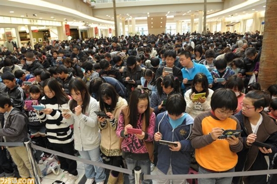 日本使用DS掌机同时游戏人数创吉尼斯记录