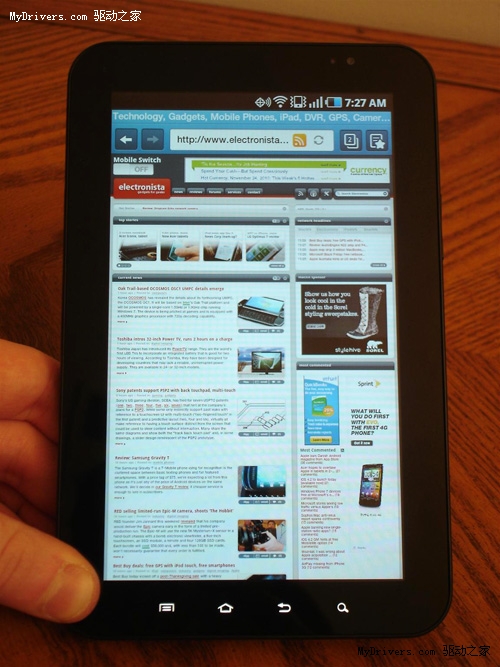 三星Galaxy Tab平板机3个月出货突破200万