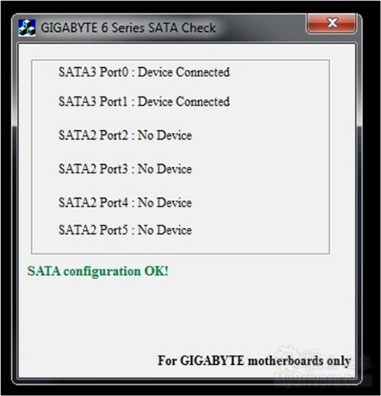 技嘉科技发布6系列SATA检查程序 有助于优化P67/H67主板性能