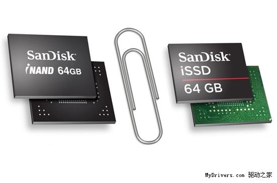 SanDisk宣布下一代iNAND嵌入式闪存 专攻智能机/平板机