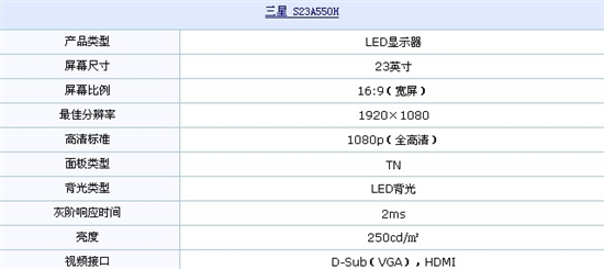 透明底座+HDMI接口 三星LED新品首到货