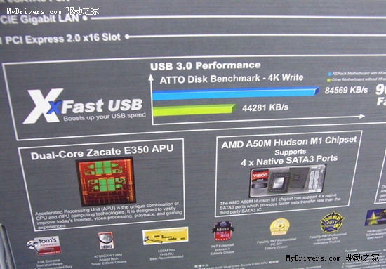 华擎增强版APU迷你主板上市 支持USB 3.0