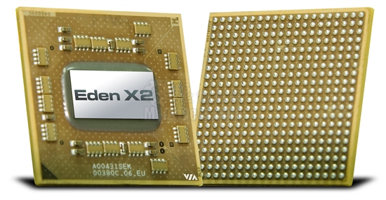 VIA发布世界最节能双核心处理器Eden X2