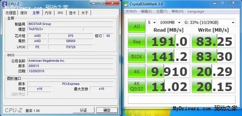 1分钟传10G资料 映泰全固TA870U3+实测