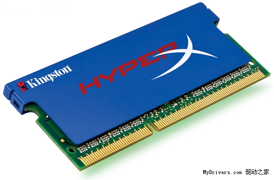 金士顿发HyperX 1600MHz最强笔记本内存