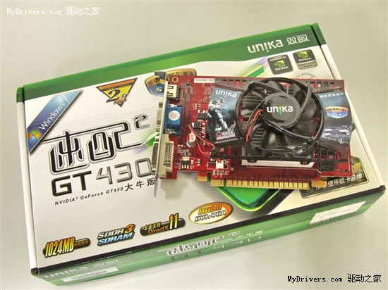 1GB超值DX11显卡!双敏GT430仅549元!