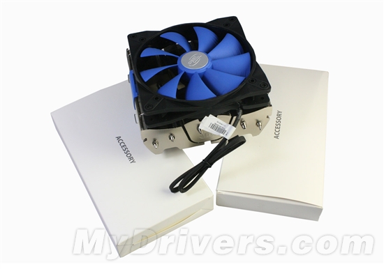 六热管大风扇 九州风神蓝鲨散热器评测