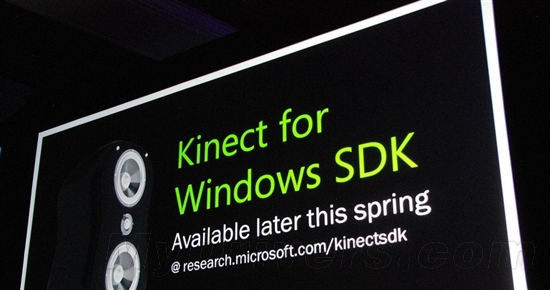 微软宣布Windows版Kinect SDK