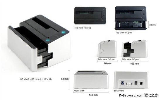 USB 3.0加脱机克隆 AGESTAR 3UBT3双硬盘座限时大促销