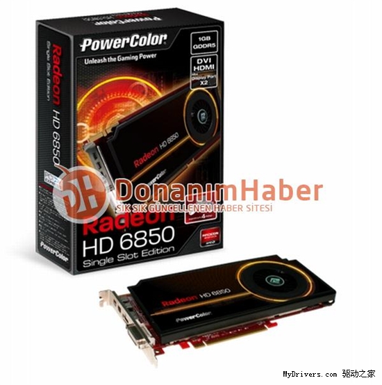 迪兰恒进准备单插槽Radeon HD 6850 四路交火达成