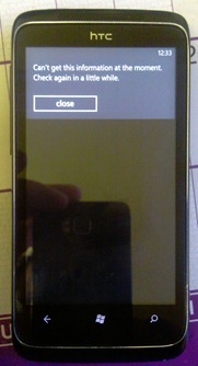 Windows Phone应用程序商店出现首次宕机