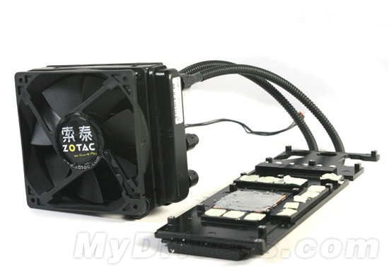 一体化水冷散热 索泰GTX 580冰铠士评测