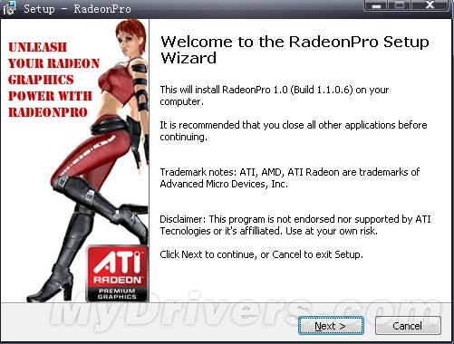 Radeonpro显卡自动化工具1.1版下载