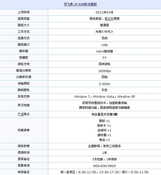 针光走进中端市场 双飞燕G7-630N到货