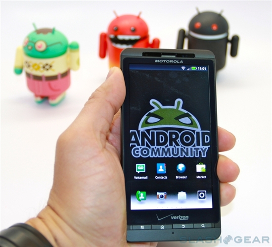 Droid X2拆箱及跑分