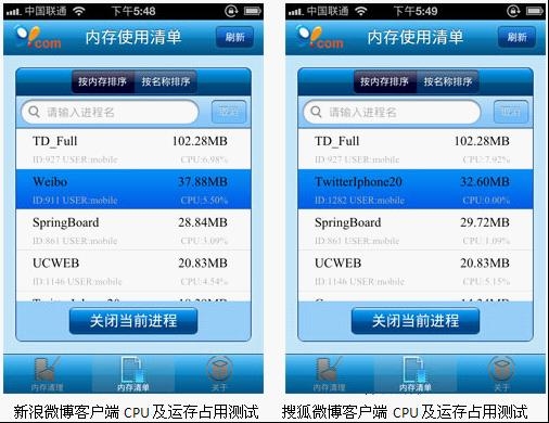 谁更懂我 搜狐新浪微博客户端iPhone版拆解比拼