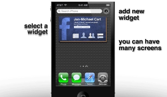 iOS 5将加通知信息和桌面Widgets