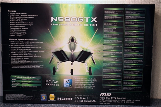 微星发布至尊闪电版GTX 580 图赏＋实测