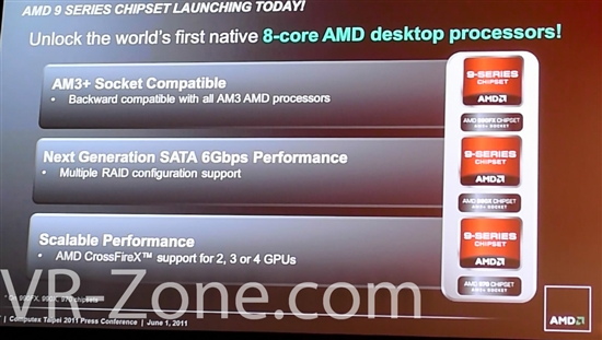 AMD首次官方展示推土机架构APU
