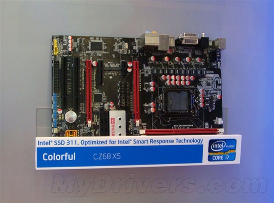 Computex台北 战旗z68惊现intel展馆