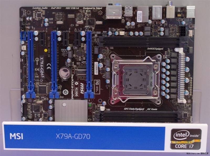 intel官方展示十二款x79主板