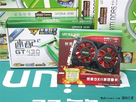 配DDR5才给力！双敏超耐久D5 1G显存GT430售599元！