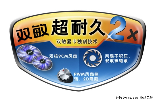 超耐久2X赋予双敏GTX550Ti更大的超频空间