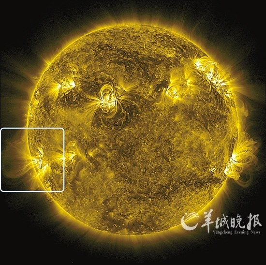 太阳上有“磁绳”可引发太阳风暴