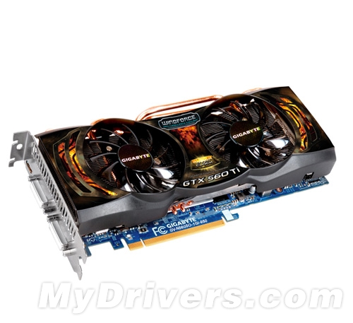 技嘉950MHz高频版GTX 560 Ti升级散热器、供电