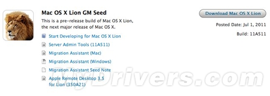 Mac OS X Lion正式版完工