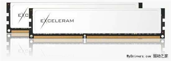 黑白分明 Exceleram双通道DDR3内存套装