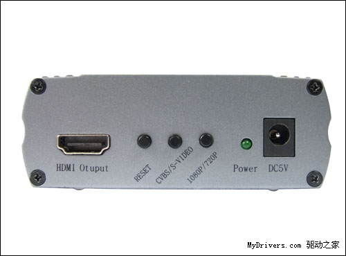 高清随时看 帝特CVBS/S音视频端转HDMI高清转换器